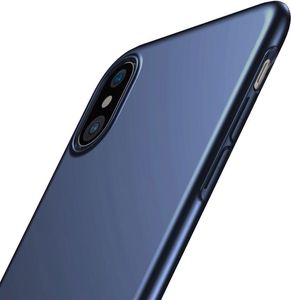 Baseus Etui iPhone X Baseus Thin Case ultra cienki pokrowiec niebieski 5