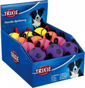 Trixie Piłki neonowe z miękkiej gumy na sznurku, 24szt/op śr. 6 cm/30 cm 1