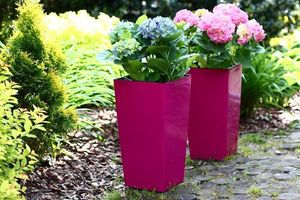 Lamela Doniczka Finezja z wkładem połysk Biały 250x250 H:46 11