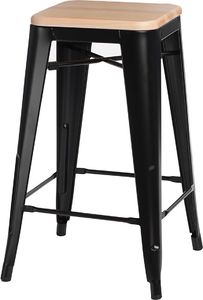 D2 Design Hoker Paris Wood 65cm czarny, sosna natur 1