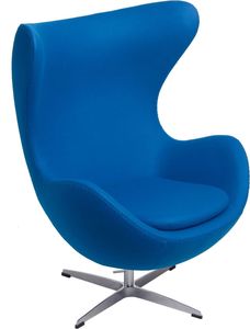D2 Design Fotel Jajo kaszmir 23 Premium niebieski 1