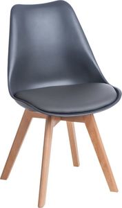 D2 Design Krzesło Norden Cross PP ciemnoszare (1609) 1