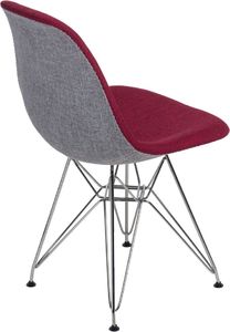 D2 Design Krzesło P016 DSR Duo czerwono-szare (80550) 1