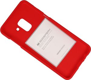 Mercury Goospery Etui soft jelly SAMSUNG A8+ 2018 czerwony 4