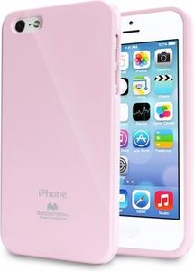 Mercury Goospery Etui Jelly Case Mercury IPHONE 5/5S jasny róż 2