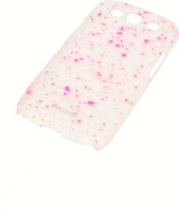 Polaroid Etui Polaroid hard Iphone 4 glow in dark różowe kropki 2