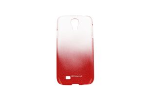 Polaroid Etui Polaroid hard Samsung S4 water drops czerwony 1