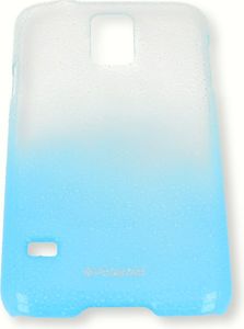 Polaroid Etui Polaroid hard Samsung S4 water drops niebieskie 2