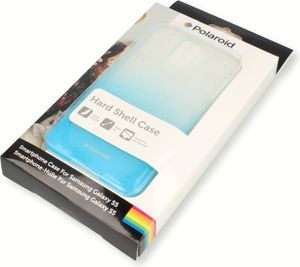 Polaroid Etui Polaroid hard Samsung S4 water drops niebieskie 5