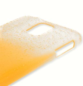 Polaroid Etui Polaroid hard Samsung S4 water drops żółte 3