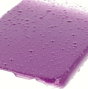 Polaroid Etui Polaroid hard Samsung S4 water drops fioletowe 6