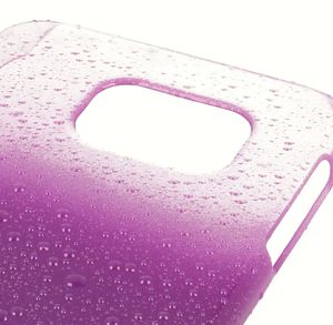 Polaroid Etui Polaroid hard Samsung S4 water drops fioletowe 7