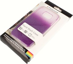 Polaroid Etui Polaroid hard Samsung S4 water drops fioletowe 9