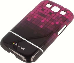 Polaroid Etui Polaroid hard Samsung S3 kafelki różowe 2