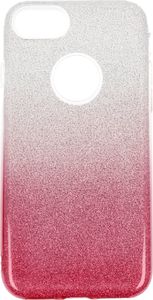 Etui Glitter Iphone 7 srebrno- różowe 1