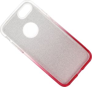 Etui Glitter Iphone 7 srebrno- różowe 3
