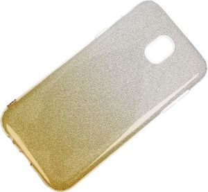 Etui Glitter Samsung J5 2017 srebrno-złote 2