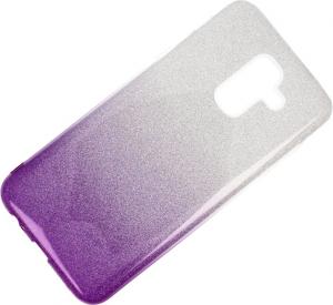 Etui glitter SAMSUNG A6 fioletowe 2