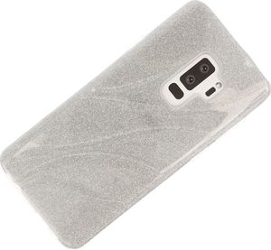 Etui Wave glitter SAMSUNG S9+ srebrne 2