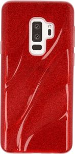 Etui Wave glitter SAMSUNG S9+ czerwone 1