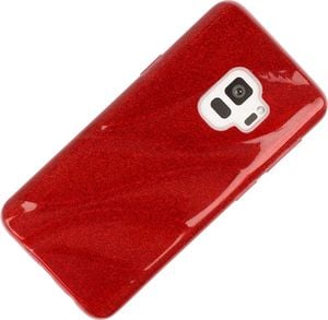Etui Wave glitter SAMSUNG S9 czerwone 2