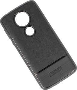 Etui Litchi skin brushed MOTO E5 3