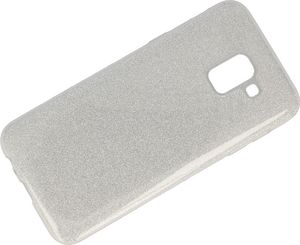 Etui Glitter SAMSUNG J6 2018 srebrne 2