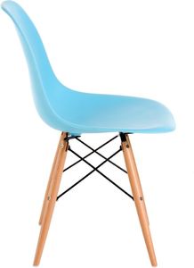 D2 Design Krzesło P016W PP niebieskie 1
