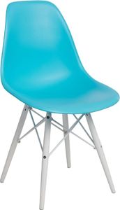 D2 Design Krzesło P016W PP niebieskie 1