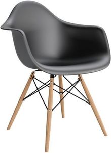 D2 Design Krzesło P018W PP czarne 1