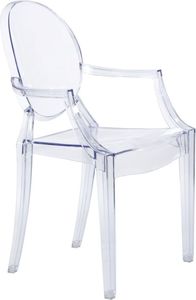 D2 Design krzesło Royal transparentny 1