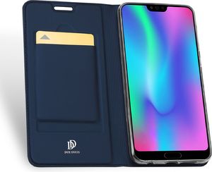 Dux Ducis skin leather HUAWEI HONOR 10 granatowe 1