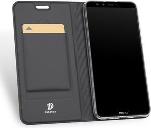 Dux Ducis skin leather HUAWEI HONOR 10LITE szare 2