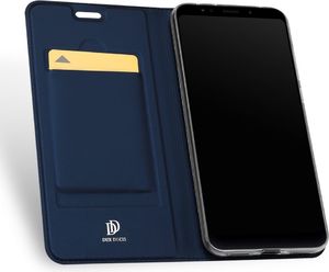 Dux Ducis skin leather HUAWEI Y6 2018 granatowe 3
