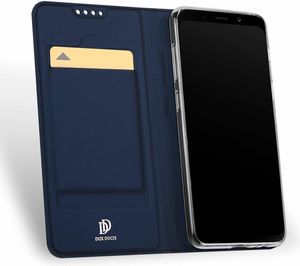 Dux Ducis Etui skin leather iPhone 6+/6S+ granatowe 2