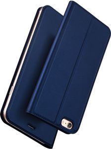 Dux Ducis Etui skin leather iPhone 6/6S granatowe 2