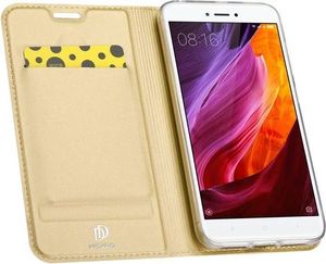 Dux Ducis Etui portfel Dux Ducis skin leather XIAOMI REDMI 4X złoty 2