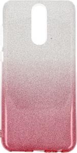 Etui Glitter Huawei Mate 10 Lite srebrno- różowe 1