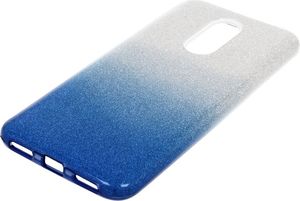Etui Glitter Xiaomi Redmi 5 srebrno- niebieskie 2