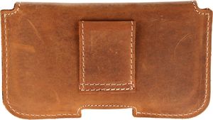 Kabura skórzana do paska SAMSUNG S5610 brązowa 2