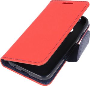 Etui portfel Fancy SAMSUNG J500 GALAXY J5 2017 czerwone 2
