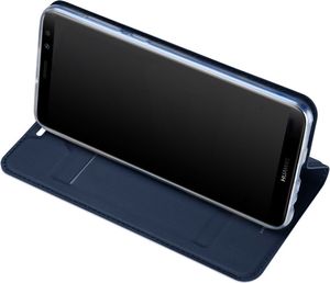 Dux Ducis Etui Skin leather P20 Lite granatowe 4