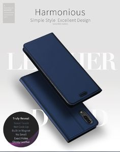 Dux Ducis Etui Skin leather P20 granatowe 2