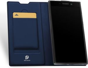 Dux Ducis Etui skin leather Sony L2 granatowe 2