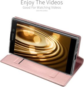 Dux Ducis Etui skin leather Sony L2 granatowe 9