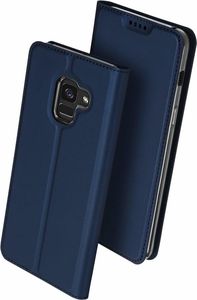 Dux Ducis Etui skin leather Galaxy A5/A8 granatowe 2
