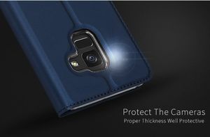 Dux Ducis Etui skin leather Galaxy A5/A8 granatowe 6