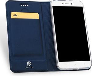 Dux Ducis Etui Skin leather Note 5A granatowe 2