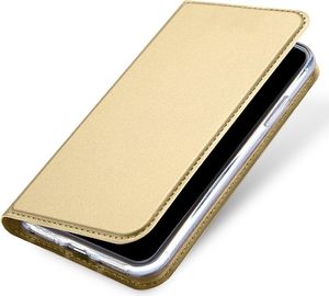 Dux Ducis Etui skin leather iPhone X/XS złote 4