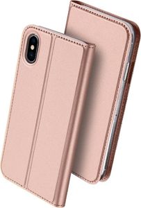 Dux Ducis Etui skin leather iPhone X/XS różowe 2